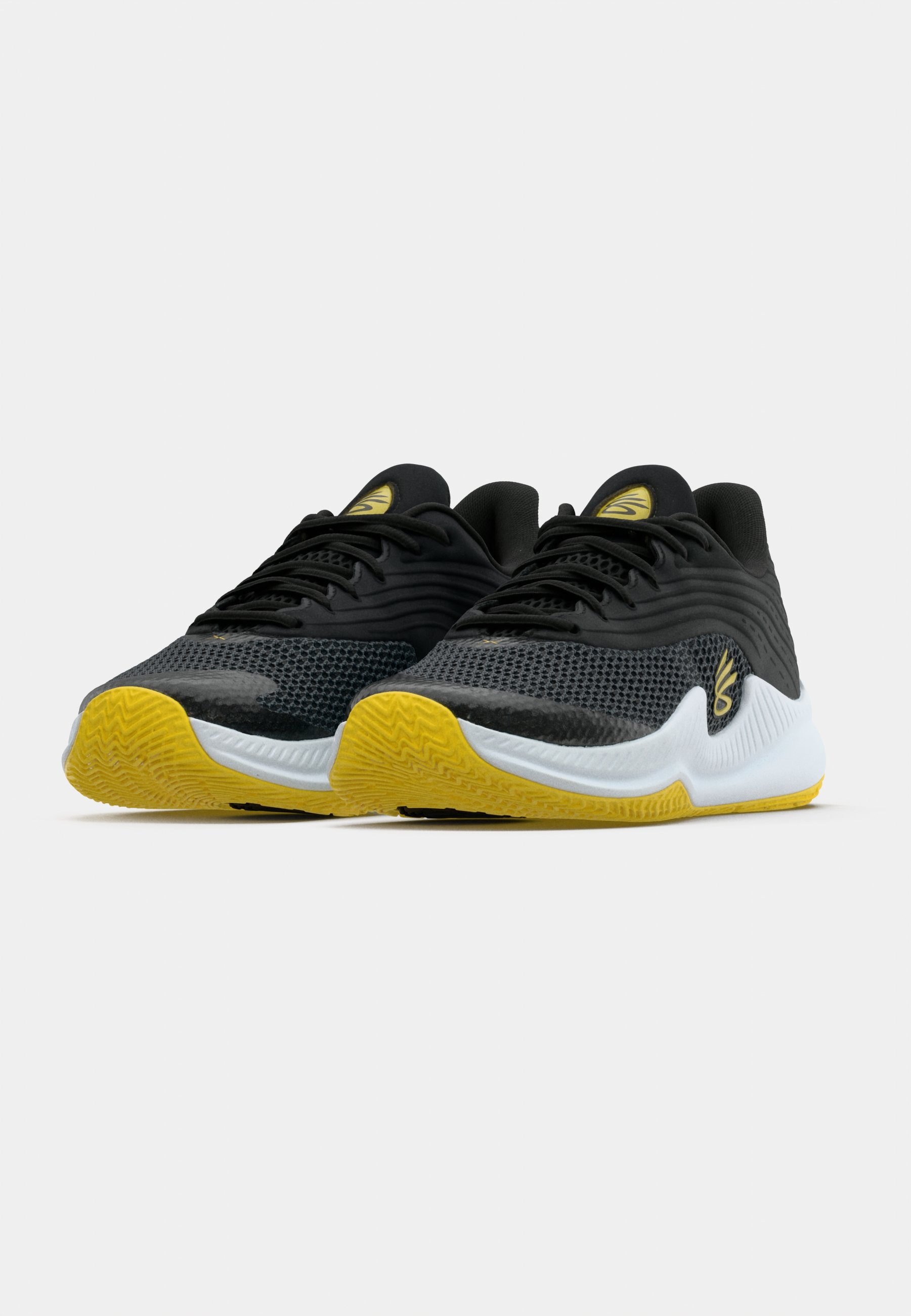 black and gold curry shoes