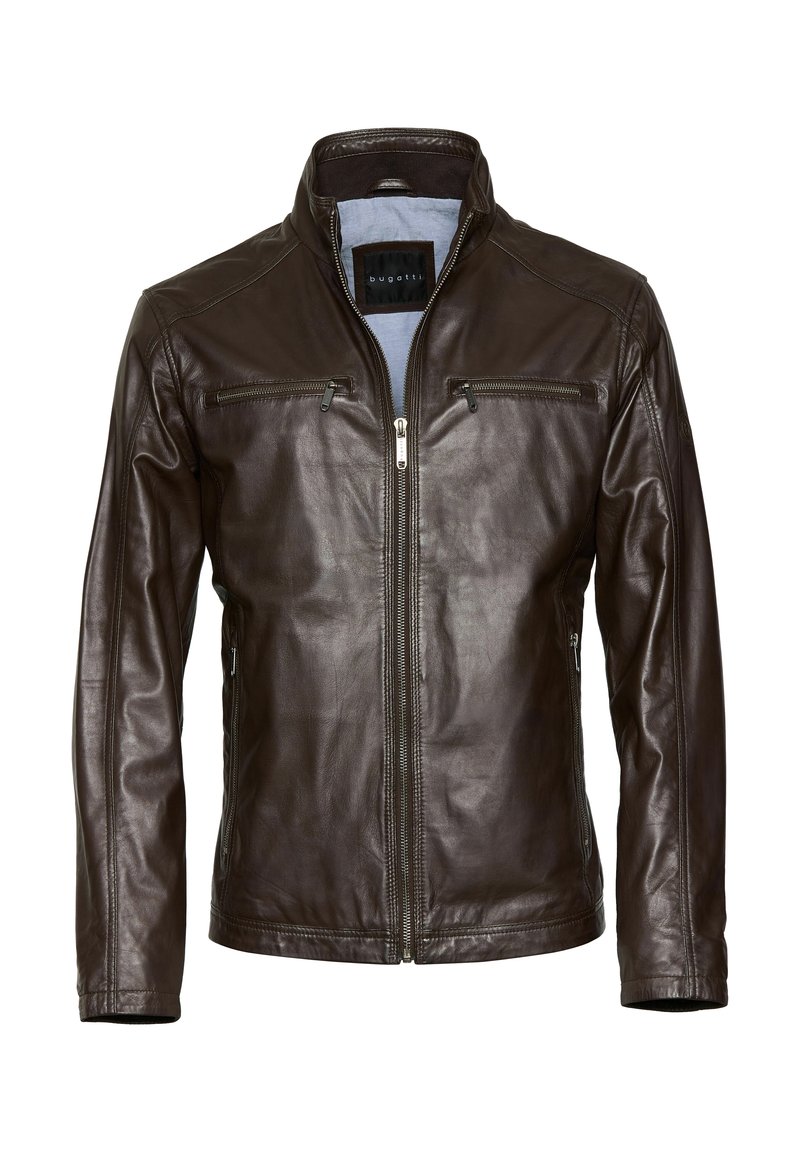 bugatti Lederjacke - dunkelbraun