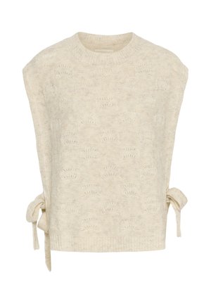 Cream, CRHAGGIE SLIPOVER - Veste sans manches - bleached sand melange