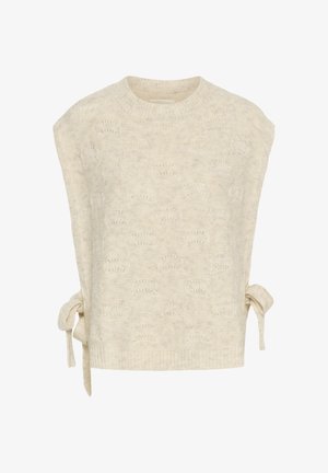 Cream, CRHAGGIE SLIPOVER - Veste sans manches - bleached sand melange