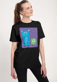Henry Tiger MONSTER'S INC. NIERVA SULLIVAN - Triko s potiskem - black