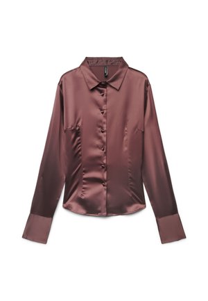 Calliope, CAMICIA TINTA UNITA - Camicia - marrone