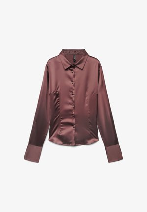 Calliope, CAMICIA TINTA UNITA - Camicia - marrone