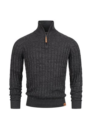 INDICODE JEANS, Pullover - charcoal mix