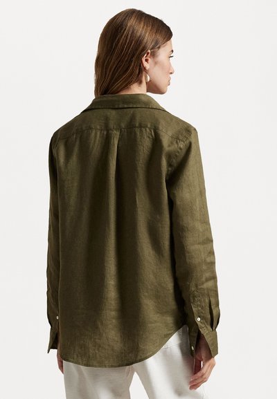 Polo Ralph Lauren CLASSIC FIT LINEN SHIRT - Cămașă - outdoors olive