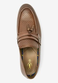 Next EMBOSSED TASSEL LOAFERS - Instappers - tan brown