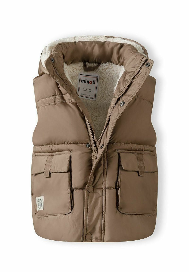 MINOTI FULL TEDDY Veste sans manches beige