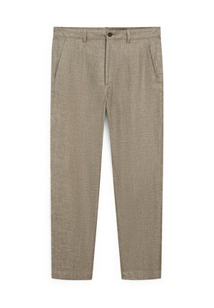 Massimo Dutti STRAIGHT-LEG - Trousers - green