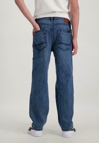 Cars Jeans GARWELL - Straight leg jeans - dark used