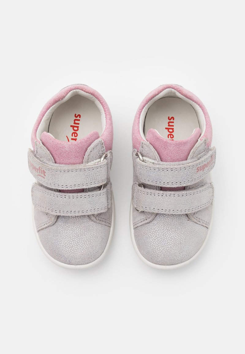 Kinder Klettschuhe | Superfit STARLIGHT Lauflernschuh hellgrau/rosa/hellgrau - EH57586 Kinder Klettschuhe | Superfit STARLIGHT Lauflernschuh hellgrau/rosa/hellgrau - EH57586