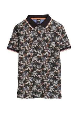 SANTIAGO COLLECTION - Poloshirt - black/brown/off white