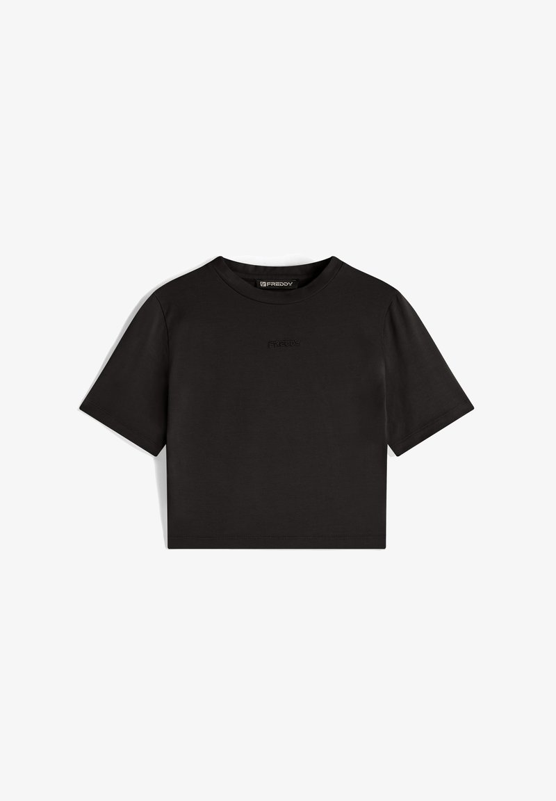 Freddy ALISON TEE - Basic T-shirt - black direct dyed