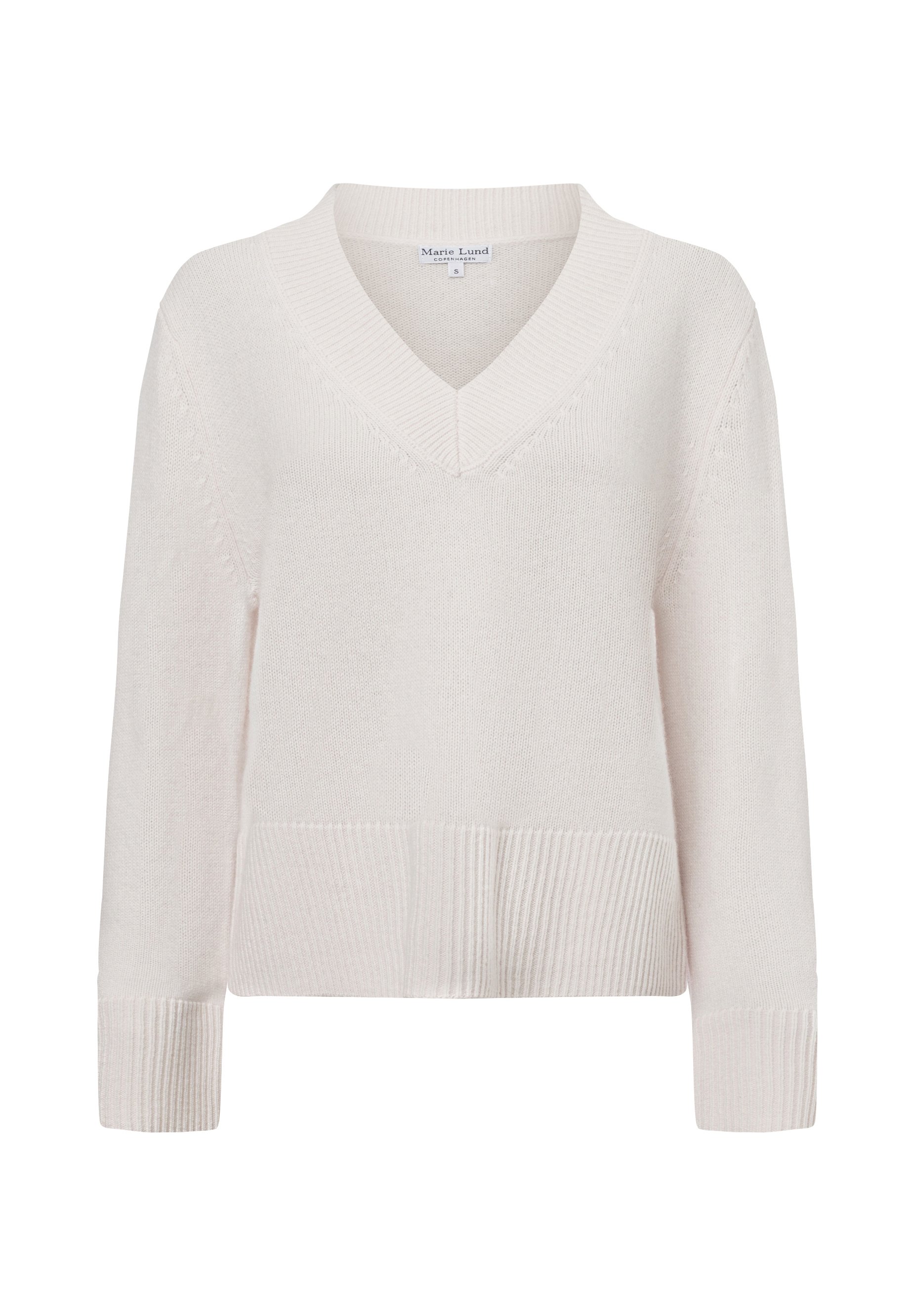 Jumper Pullover Von Marie Lund Marie Lund Strickpullover Ecru/weiß