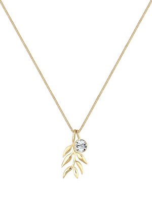 SPARKLING OLIVE BRANCH - MIT KRISTALLEN VON SWAROVSKI® - Halskæder - gold-coloured