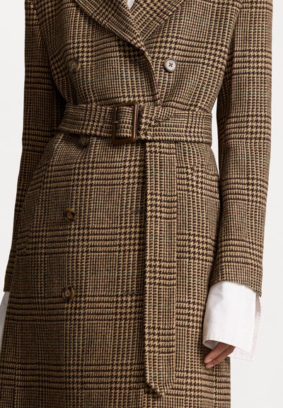 Polo Ralph Lauren PLAID WOOL TWILL TRENCH COAT - Palton clasic - brown/tan
