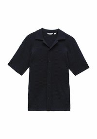 HANS KNITTED SHIRT - Kofta - dk blue