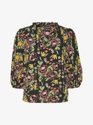 Vero Moda VMSERENITY OLIVIA - Μπλούζα - black/serenity