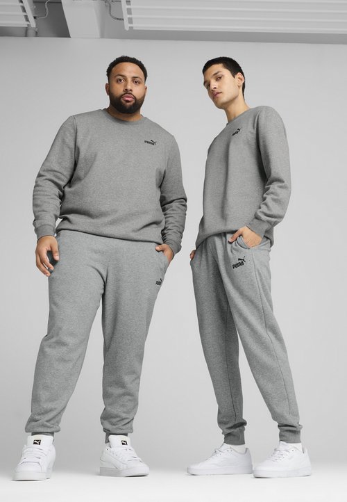 PUMA ESS NO. 1 LOGO - Tracksuit bottoms - medium gray heather — foto 4