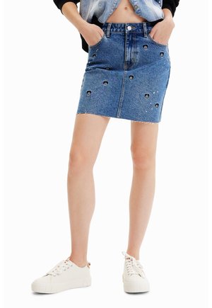 Desigual Falda vaquera - blue denim