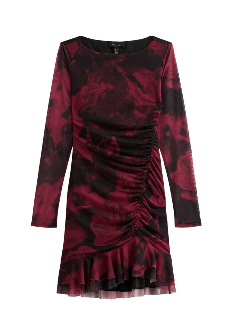 New Look Etui-jurk rood gemêleerd