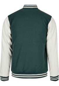 Urban Classics OLDSCHOOL COLLEGE - Bombera - bottlegreen white