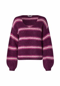 mbyM GATILIN-M - Strickpullover - fig stripe