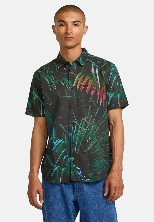 HAWAII PALMS -  MIT KURZEN ÄRMELN  - Shirt - blk