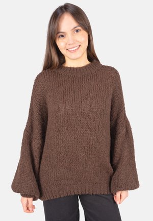 ADELINA - Strickpullover - mokka