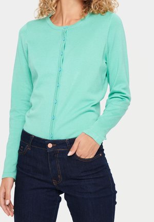 Cardigan - turquoise