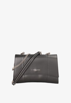 John Richmond Borsa a tracolla - black and silver