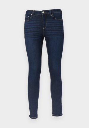 ANKLE  - Oprijete (skinny) kavbojke - dark-blue denim