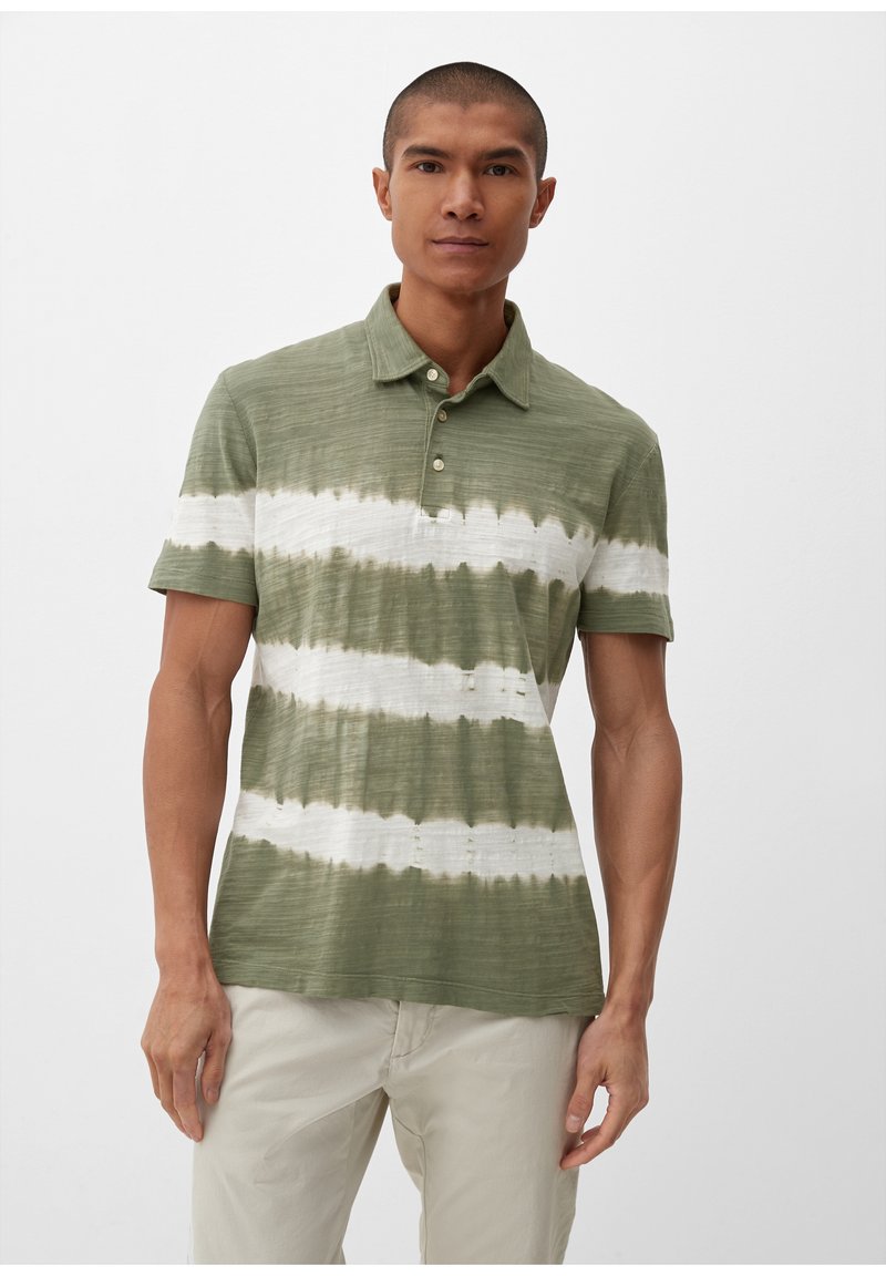 s.Oliver IM BATIK-LOOK - Poloshirt - olivgrün