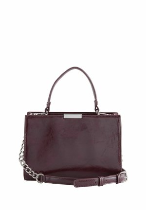 TOP HANDLE CROC EFFECT - Borsa a mano - burgundy