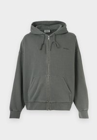 HOODED BENTON - Mikina na zip - graphite