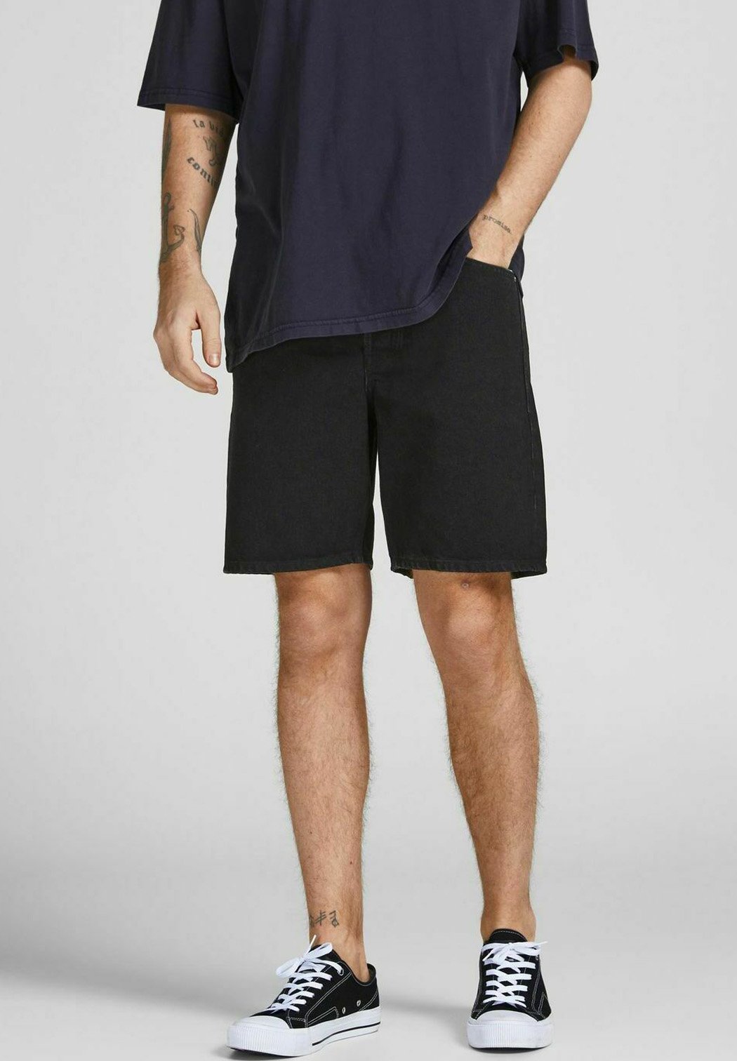 Jeans Cortos Hombre Pantalones Cortos Vaqueros Jack & Jones - Corte Regular, Denim, Para Hombre Shorts Regular Fit Hombre