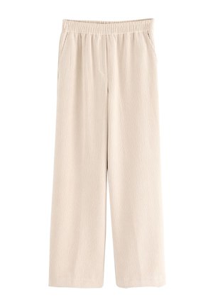 Next REGULAR FIT - WIDE SOFT  - Pantalon classique - ecru