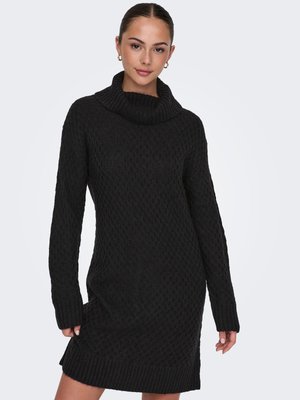 JDY BIGUM COWL NECK  - Robe pull - black