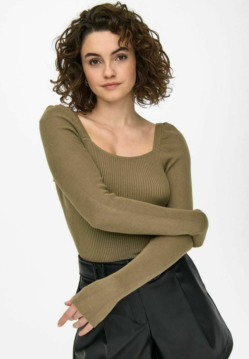 Damen Strickjacken | ONLY ONLAGATE Strickpullover elmwood/braun - MR63999 Damen Strickjacken | ONLY ONLAGATE Strickpullover elmwood/braun - MR63999