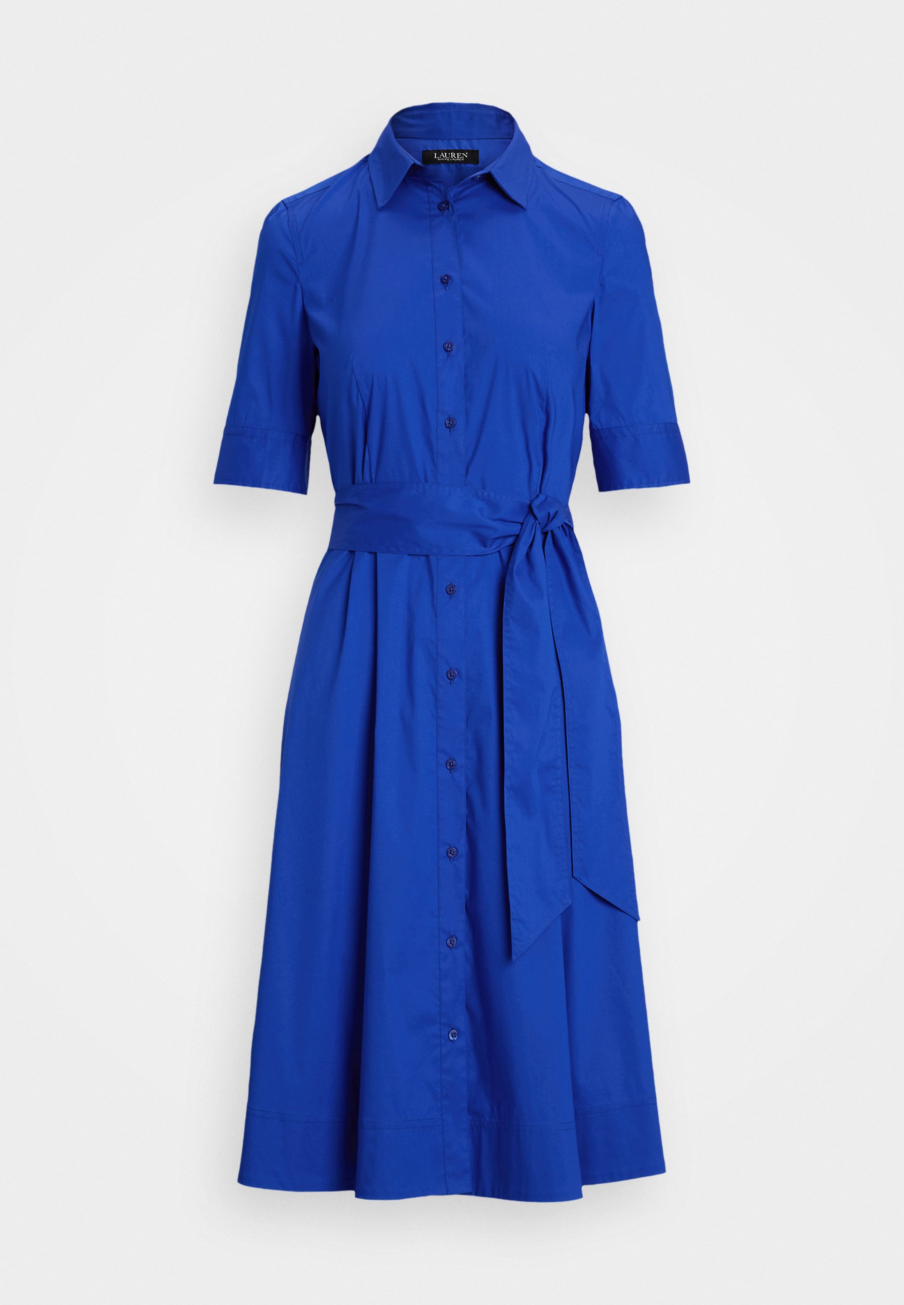 Lauren Ralph Lauren Belted Cotton Blend Shirtdress - Shirt