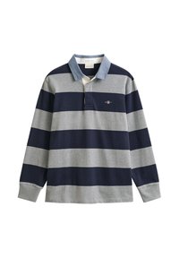 STRIPE HEAVY RUGGER - Camisola de manga comprida - grey melange