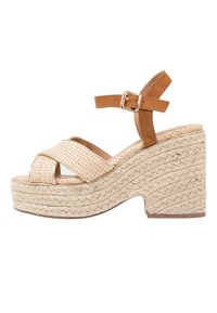 River Island Sandály na vysokém podpatku - nude