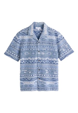 Next, REGULAR FIT - PRINT SHORT SLEEVE SHIRT . - Chemise - navy