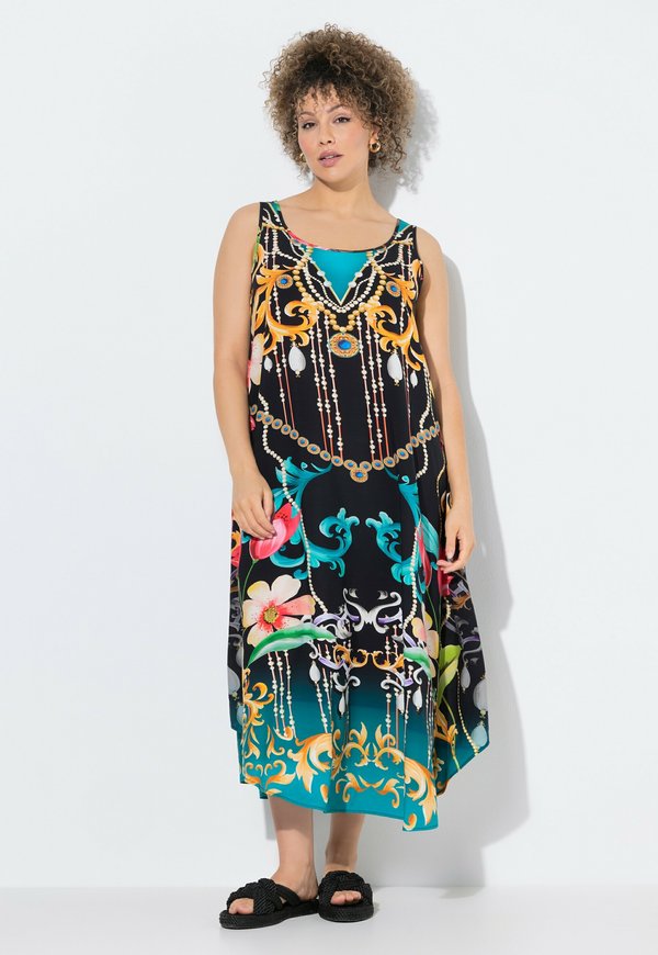 BAROQUE FLORAL SLEEVELESS  - Maxikleid