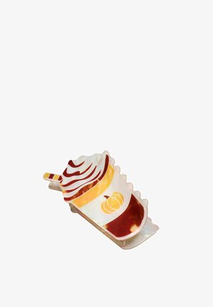 Next, PUMPKIN SPICE LATTE HAIR CLAW CLIP - Hair styling accessory - orange