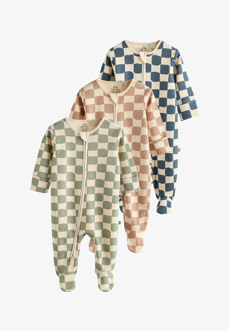 Next CHARACTER 3 PACK - Sleep suit - checkerboard