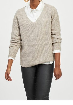 VILA, Pullover - light grey