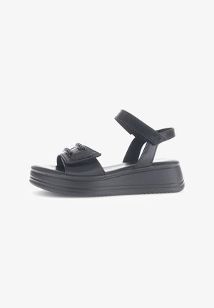 Gabor, Wedge sandals - schwarz