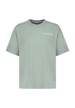 Print T-shirt - light green