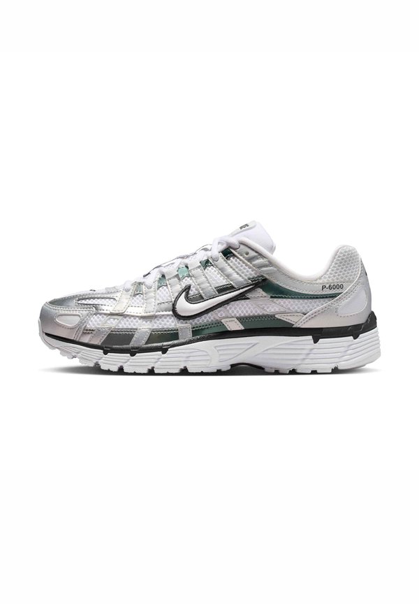 W NIKE P-6000 SE C/O - Pantofi sport - white/white-off white-dk smoke grey-mtlc silver