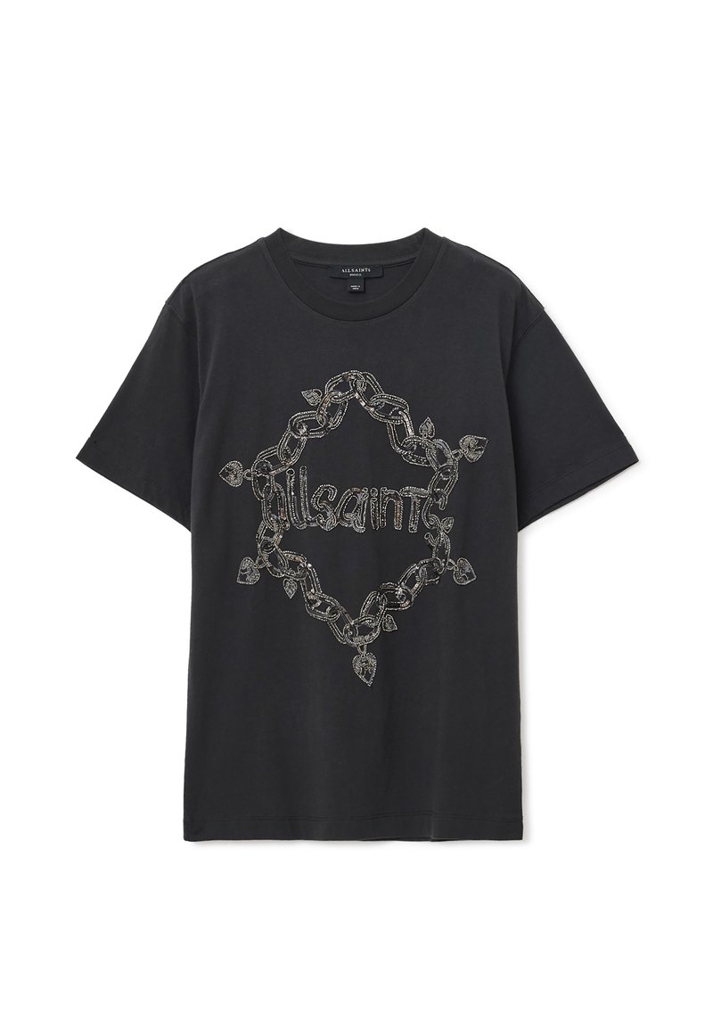 AllSaints T-shirt print zwart AllSaints T-shirt print zwart